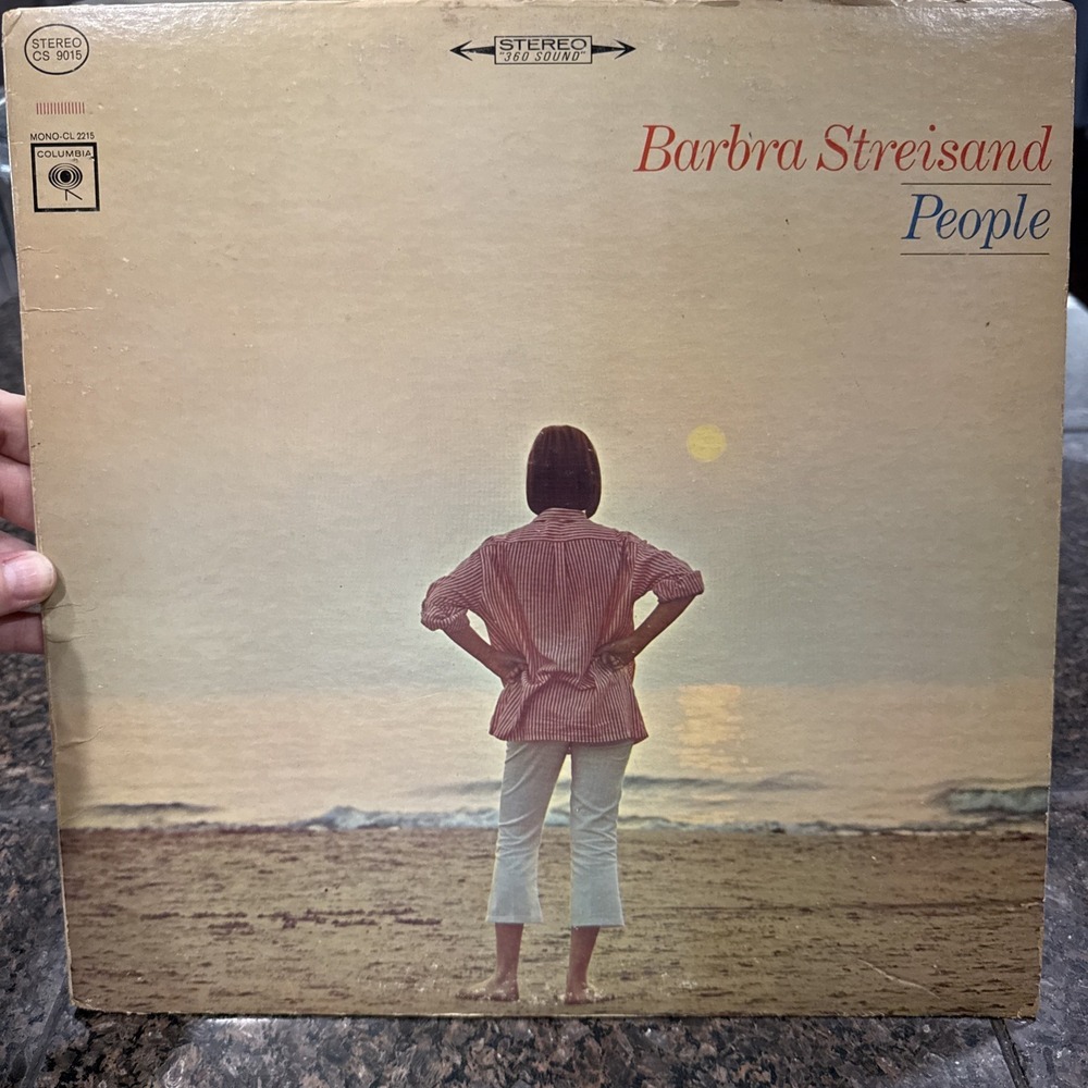 Barbara Streisand "People" Vinyl LP Columbia Records 1964 Stereo Sound CS 9015